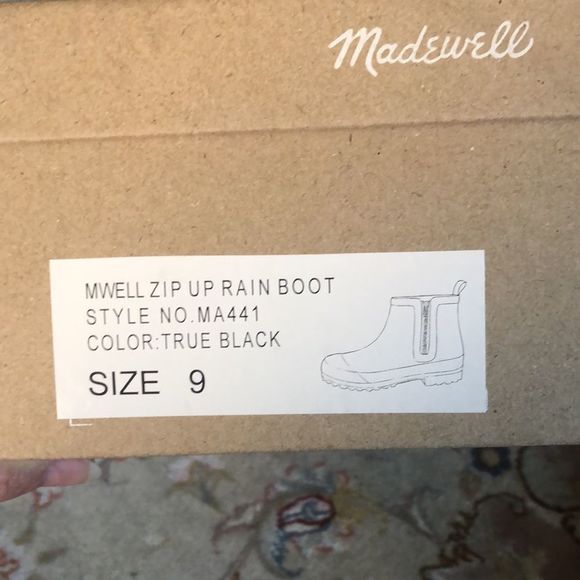 Madewell The Zip-Up Lugsole Rain Boot - Picture 6 of 6